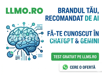 SEO AI | GEO | AEO - Optimizare pentru ChatGPT, Google Gemini & Mode AI, Claude, Grok